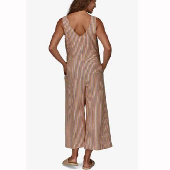 NWT Patagonia Garden Island Striped Wide Leg Jumpsuit - Picture 2 of 4